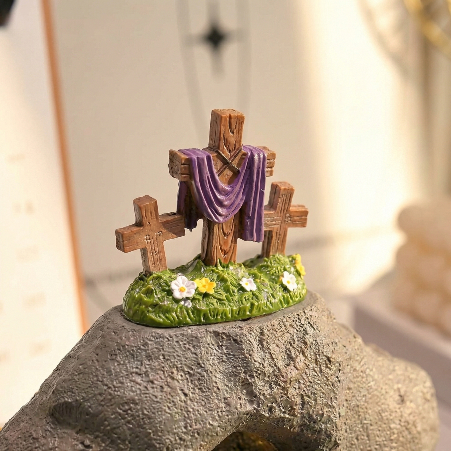 Resurrection Light Empty Tomb Easter Scene