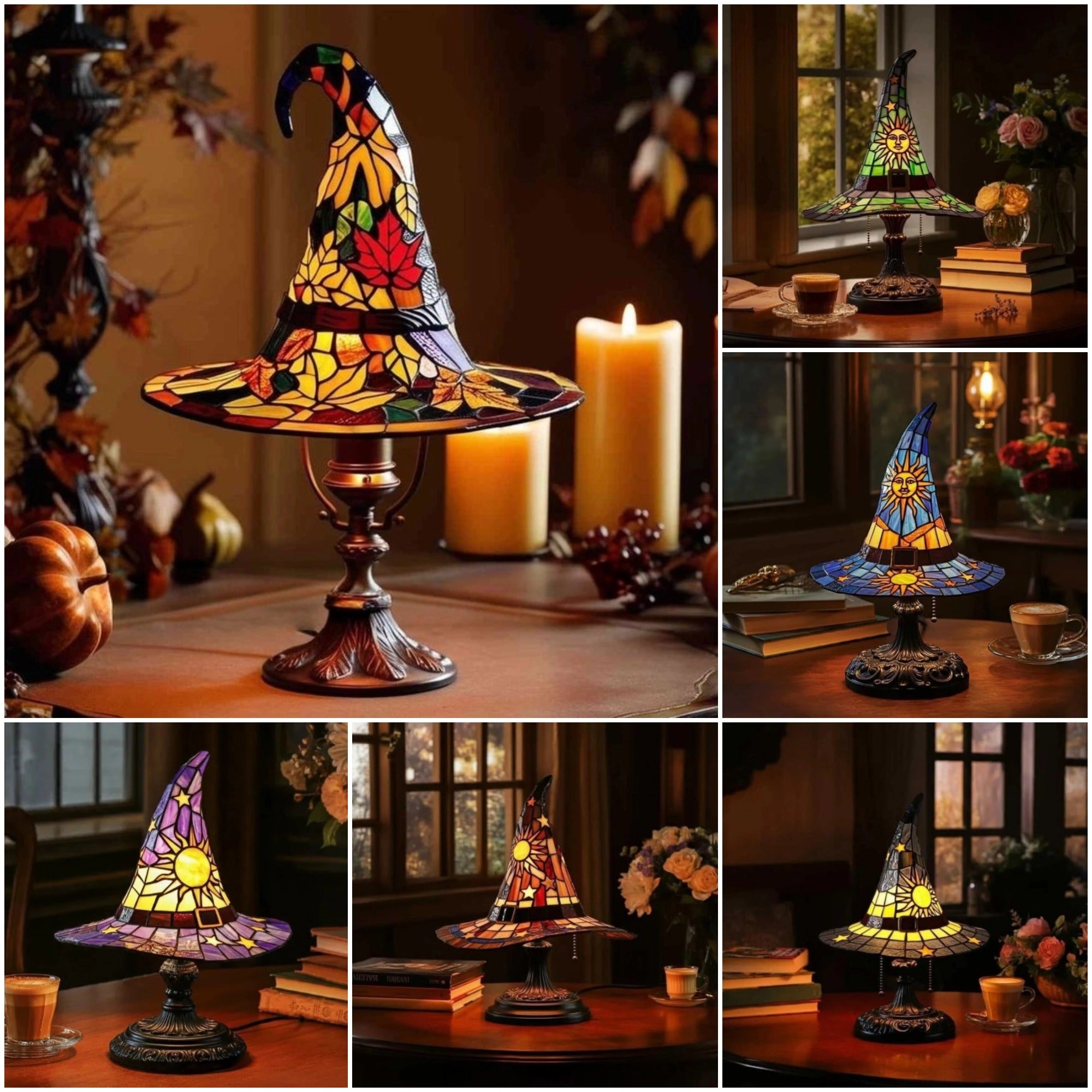 Last day 50% OFF - Halloween witch hat lamp