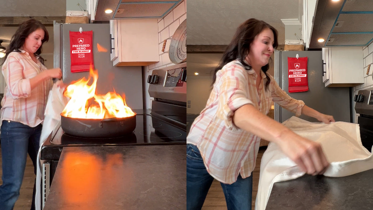 So How Does The Emergency Fire Blanket Work?