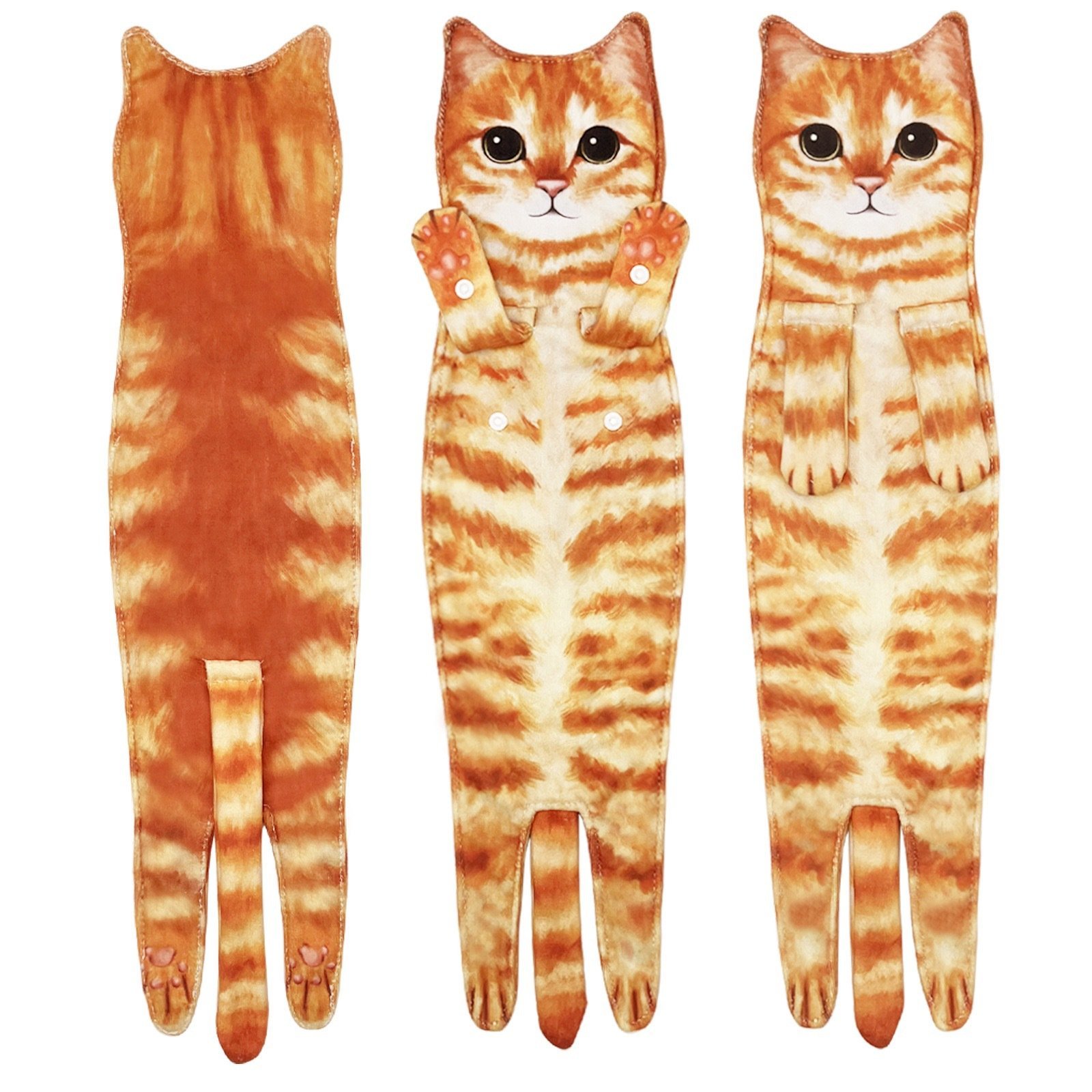 🎁😺Funny Cat Hand Towels for Cat Lovers