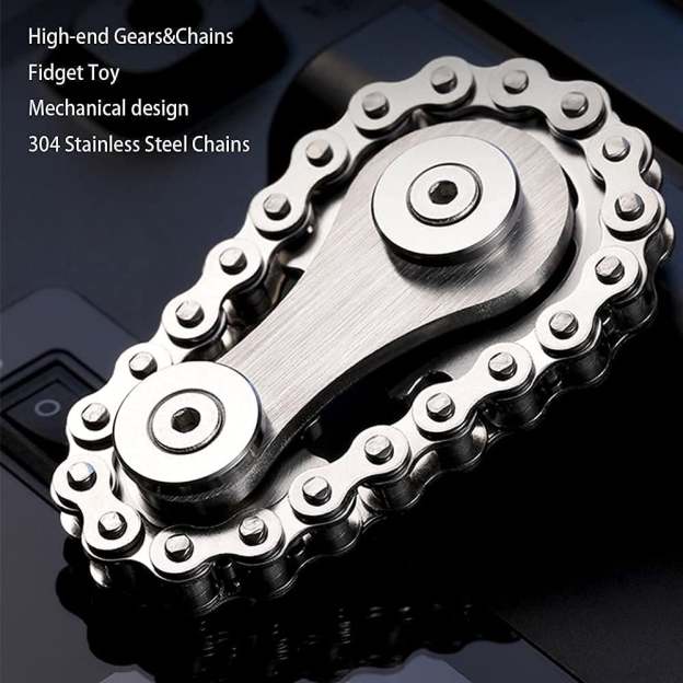 🔥LAST DAY 49% OFF - Sprockets Bicycle Chain Fidget Spinner Toys