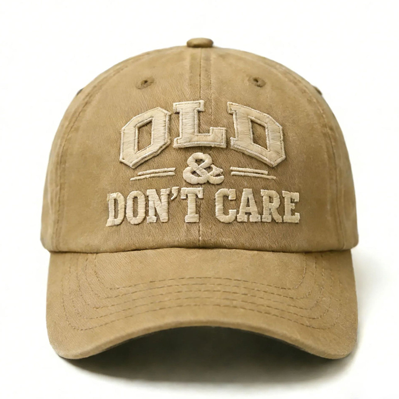🧢 2026 New Year Hot Sale | Vintage Distressed “OLD & DON’T CARE” Cap