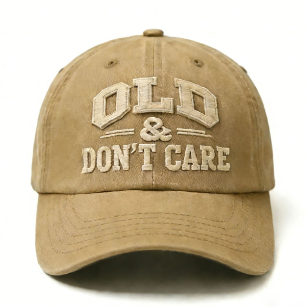 🧢 2026 New Year Hot Sale | Vintage Distressed “OLD & DON’T CARE” Cap