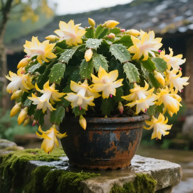 🌸 Mix Colors Schlumbergera Seeds – Easy-Care Blooms in Every Shade, Even in Winter ❄️🌈