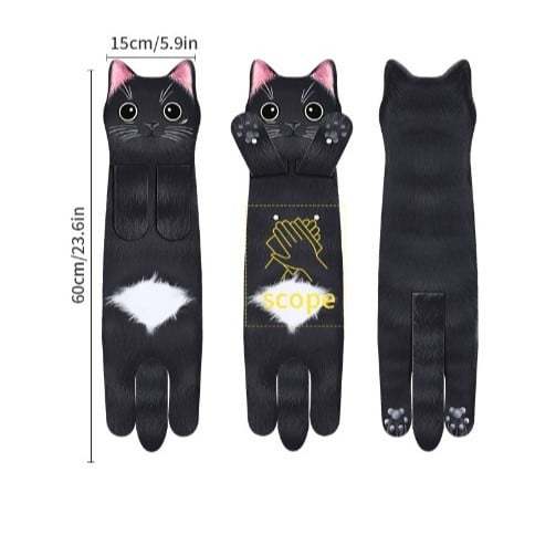 🎁😺Funny Cat Hand Towels for Cat Lovers