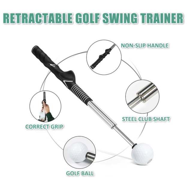 Telescopic club, Retractable Golf Swing Training Aid