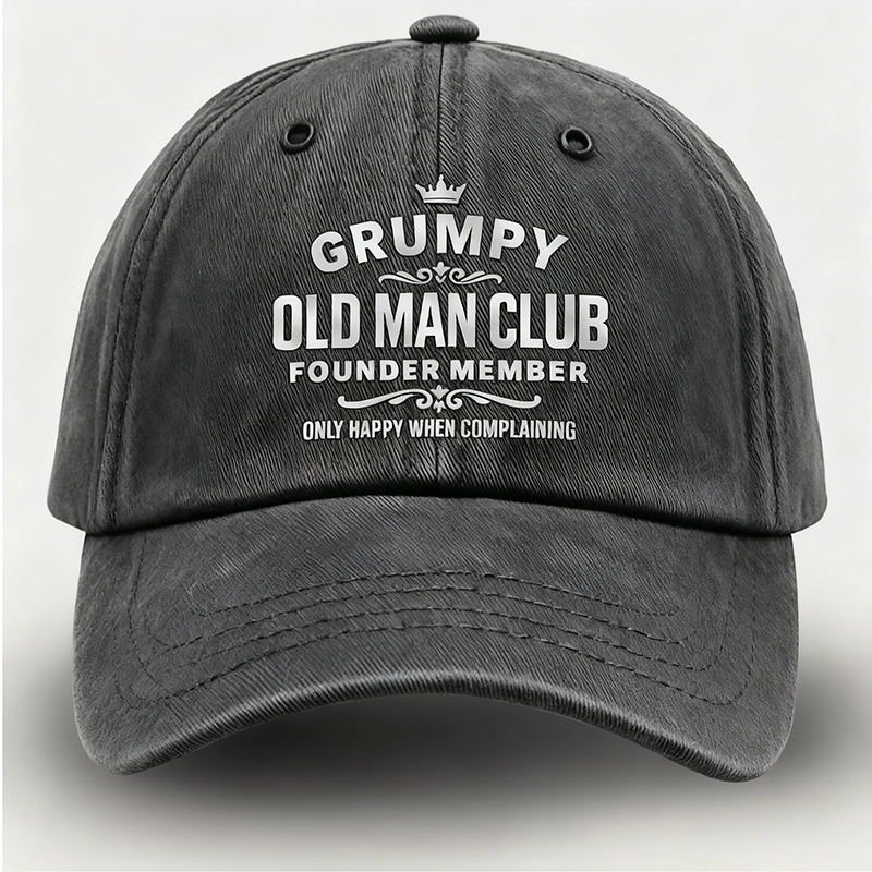 Gift Cap – Washed Demi Cap for Men