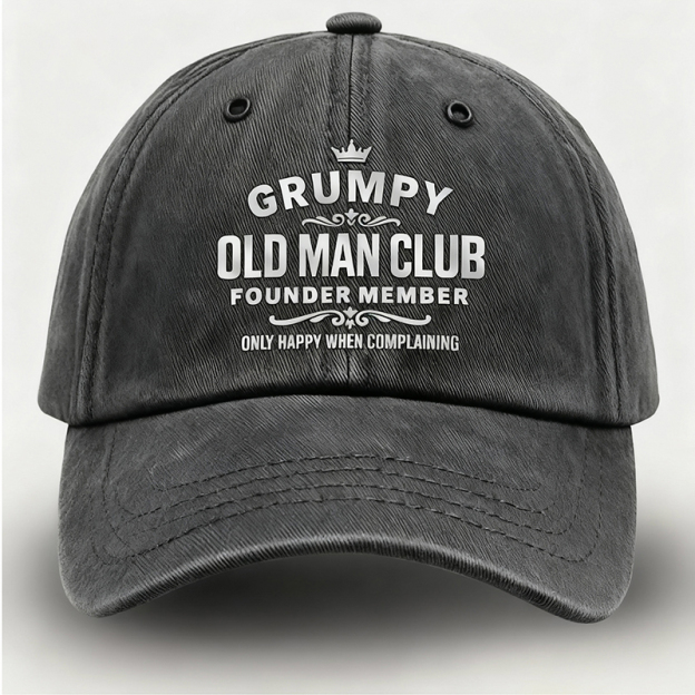 Gift Cap – Washed Demi Cap for Men