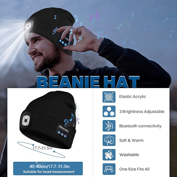 🎄EARLY CHRISTMAS SALE 49% OFF - 🎅3-in-1 Function Bluetooth Beanie