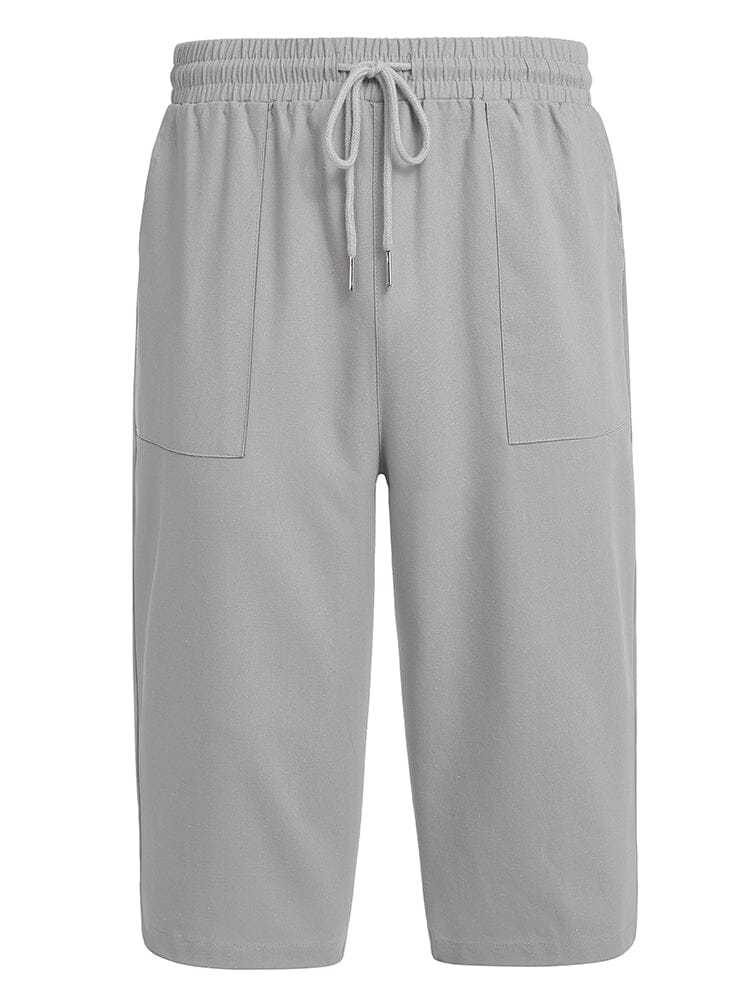Casual Linen 3/4 Beach Yoga Shorts (US Only)