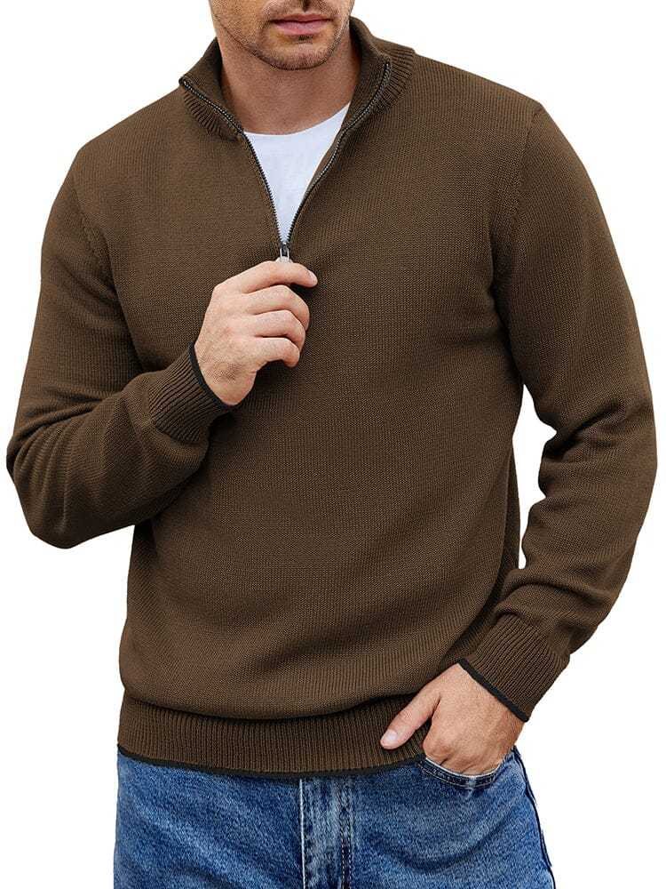 Lightweight Mock Neck Sweaters