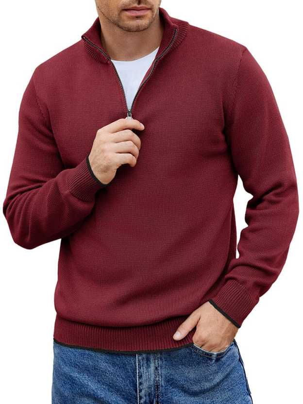 Lightweight Mock Neck Sweaters
