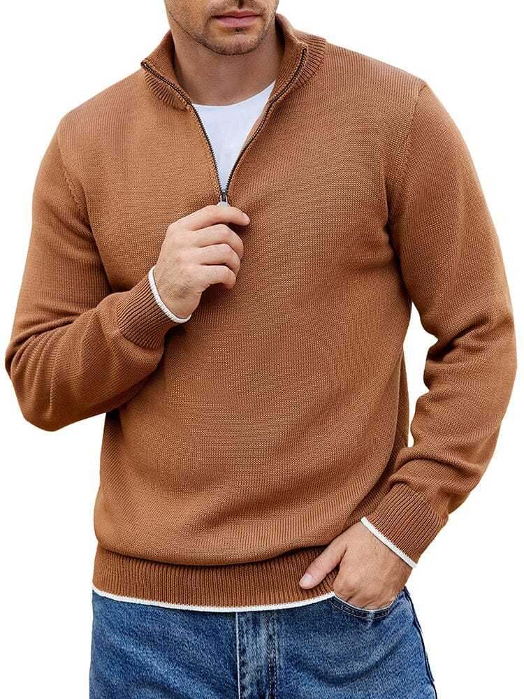 Lightweight Mock Neck Sweaters