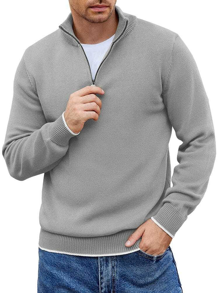 Lightweight Mock Neck Sweaters