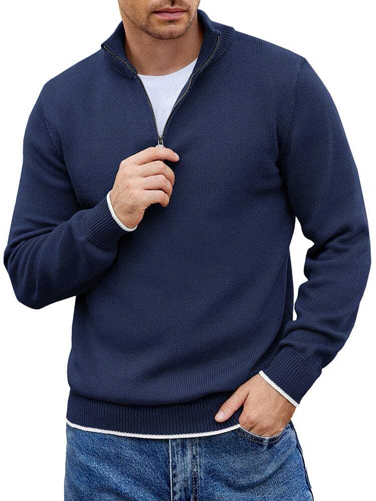 Lightweight Mock Neck Sweaters