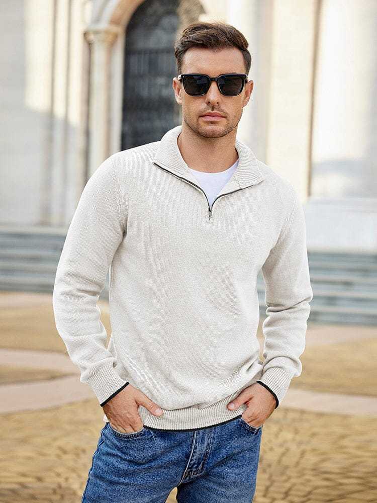 Lightweight Mock Neck Sweaters