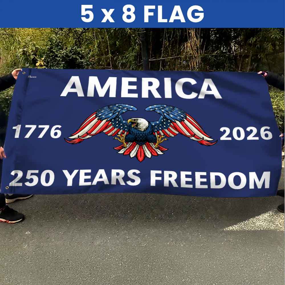 Flagwix American Flag - America 250th Anniversary Grommet Freedom 4th of july Flag
