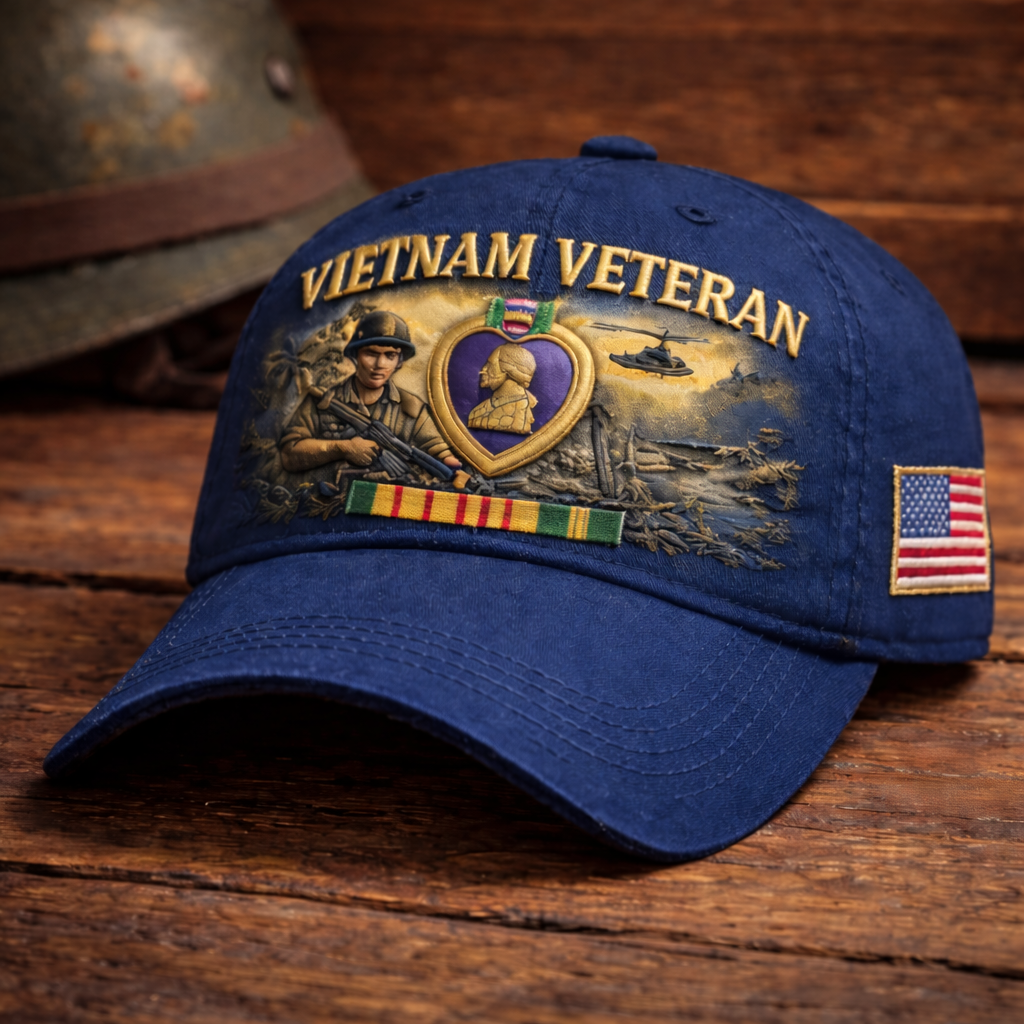 🔥🔥New Year 50% Off--Vietnam Veteran Commemorative Cap