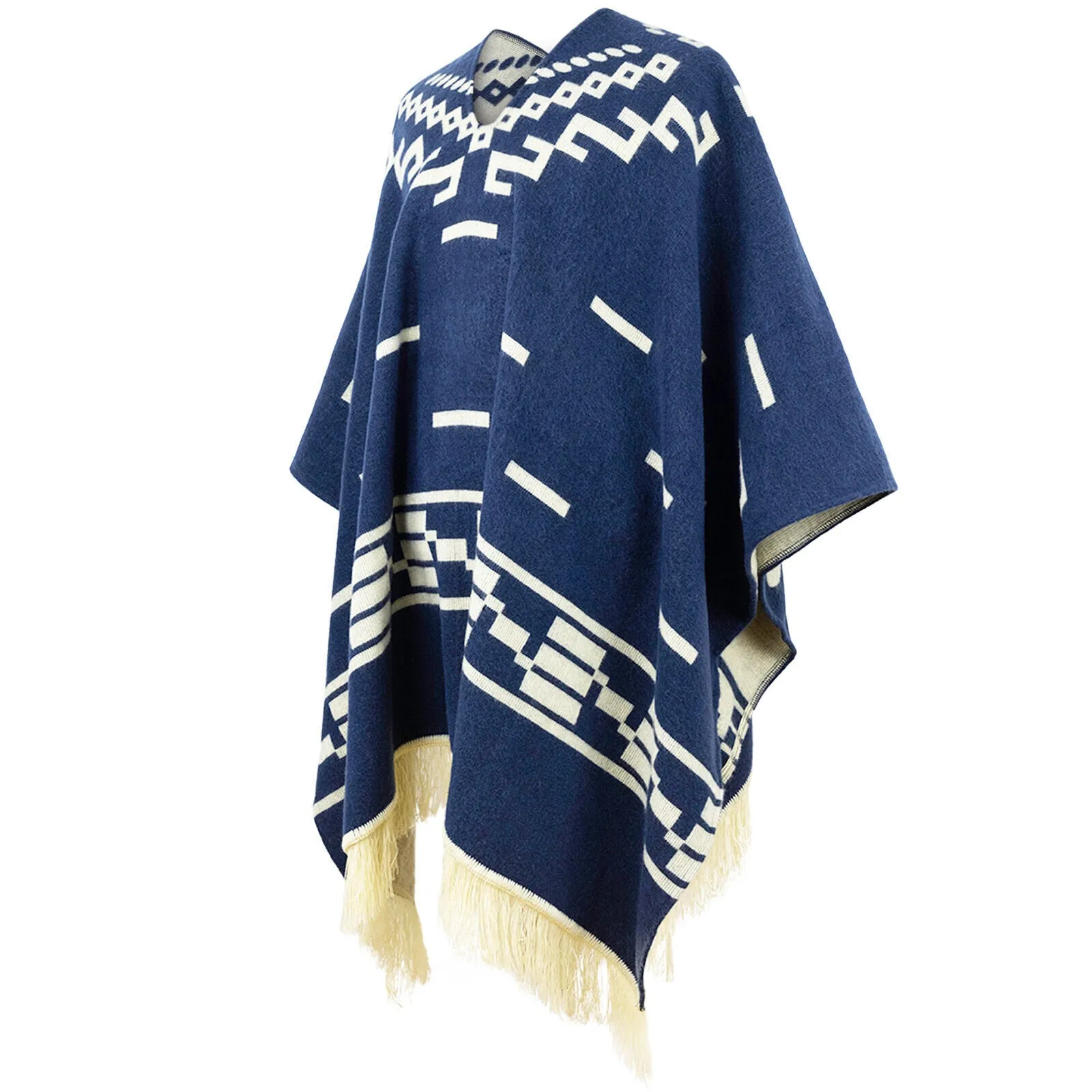 Men Can’t Get Enough of This Cozy Wool Poncho