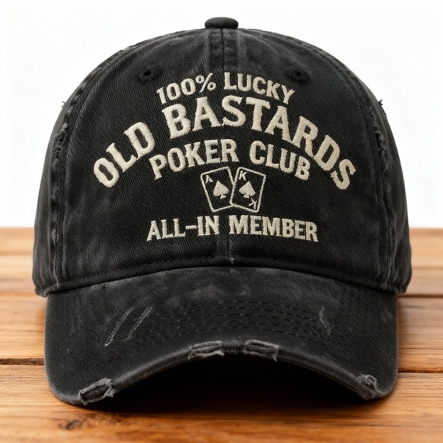 🔥OLD BASTARDS POKER CLUB CAP
