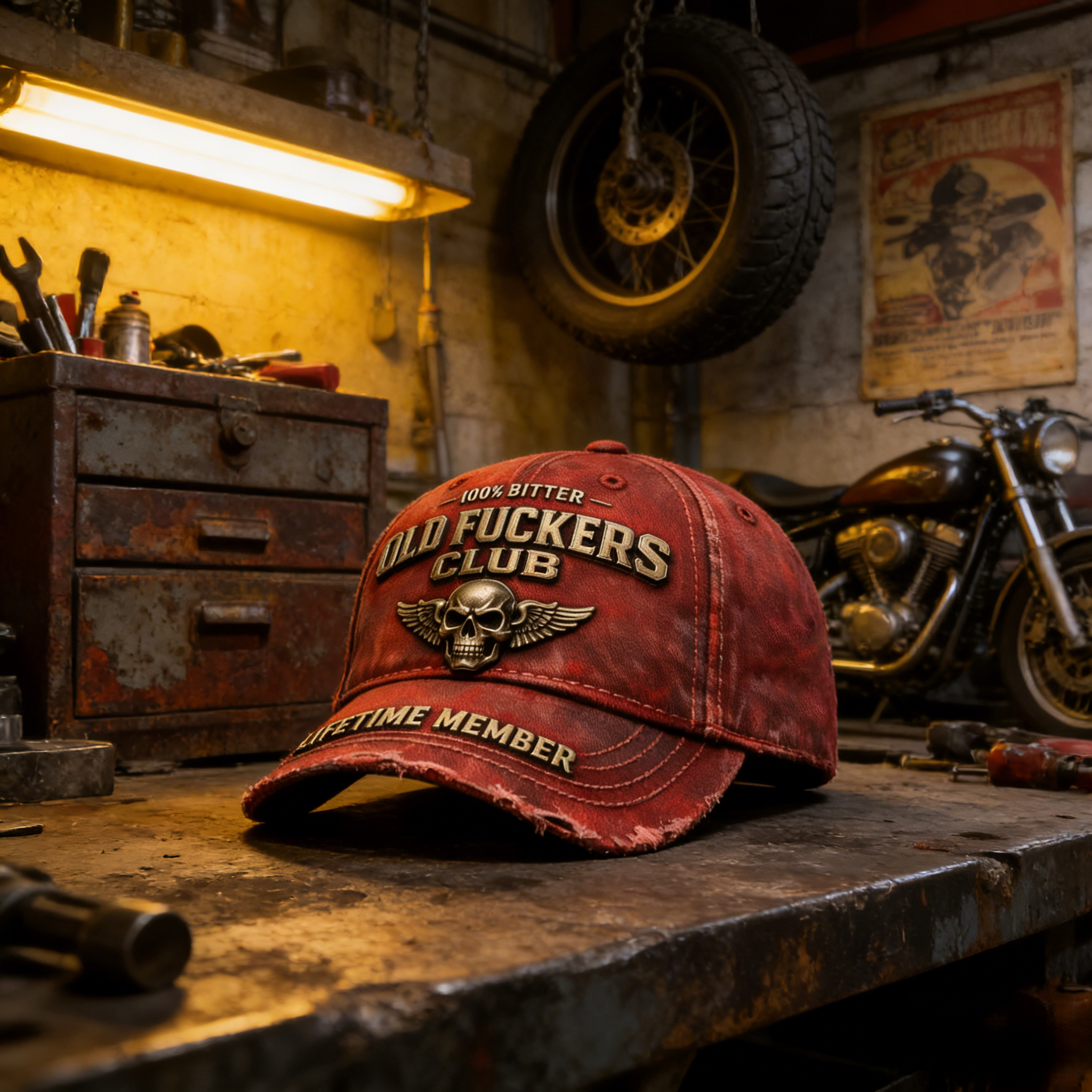 🎉New Year Flash Sale 60% OFF❤️Old Fuckers Club Lifetime Member Cap