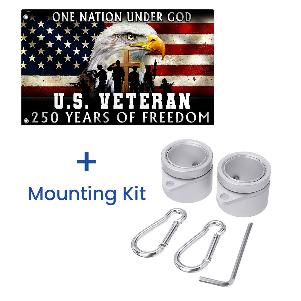 America 250th Anniversary Flag, US Veteran Semiquincentennial 1776 2026 Flag