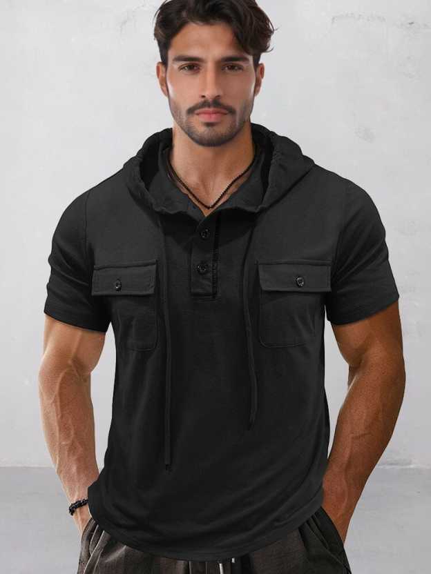 Athleisure Cargo Hooded Shirt