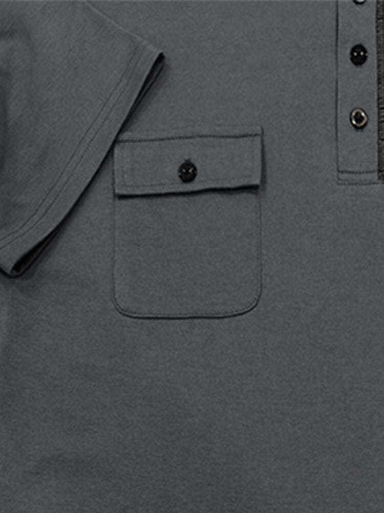 Athleisure Cargo Hooded Shirt