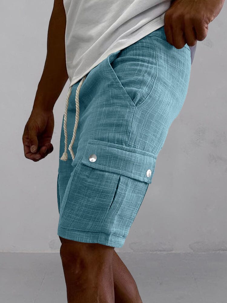 Lightweight 100% Cotton Cargo Shorts