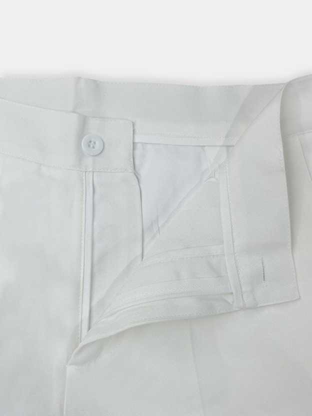 Elegant Simple Regular Fit Suit Pants