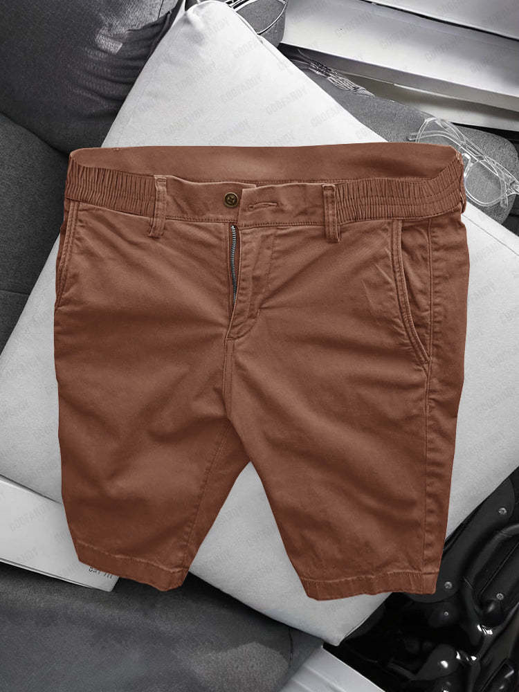 Casual Business Straight Cotton Shorts