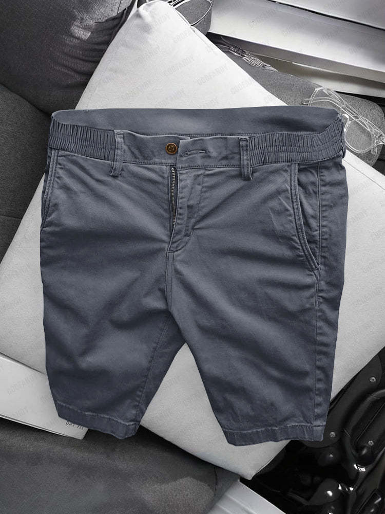 Casual Business Straight Cotton Shorts