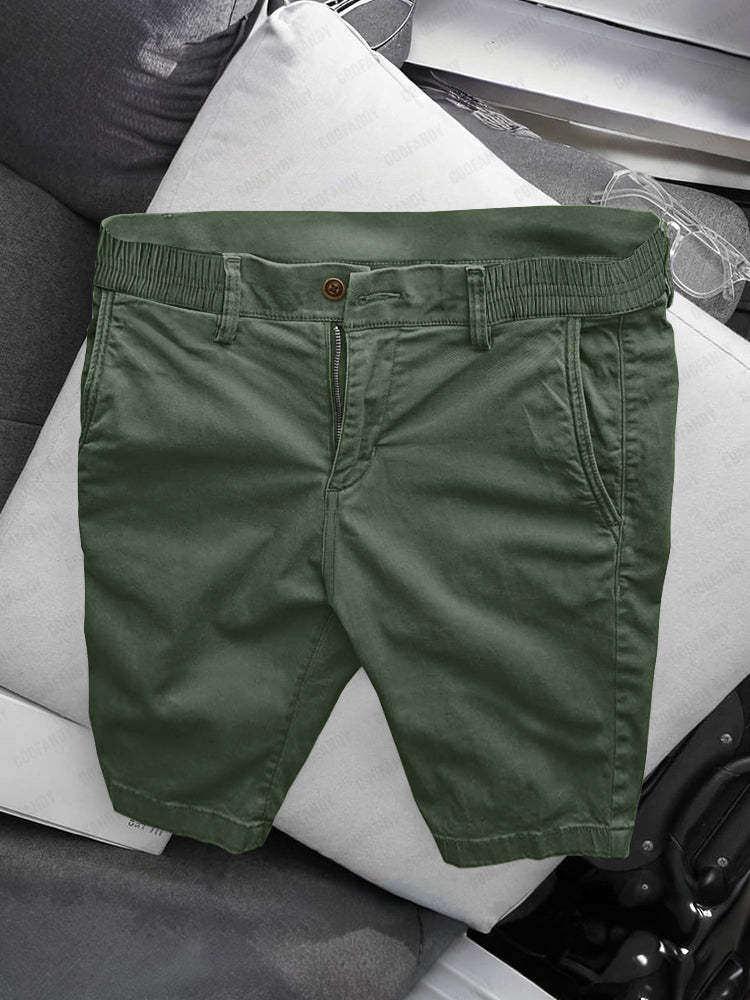 Casual Business Straight Cotton Shorts