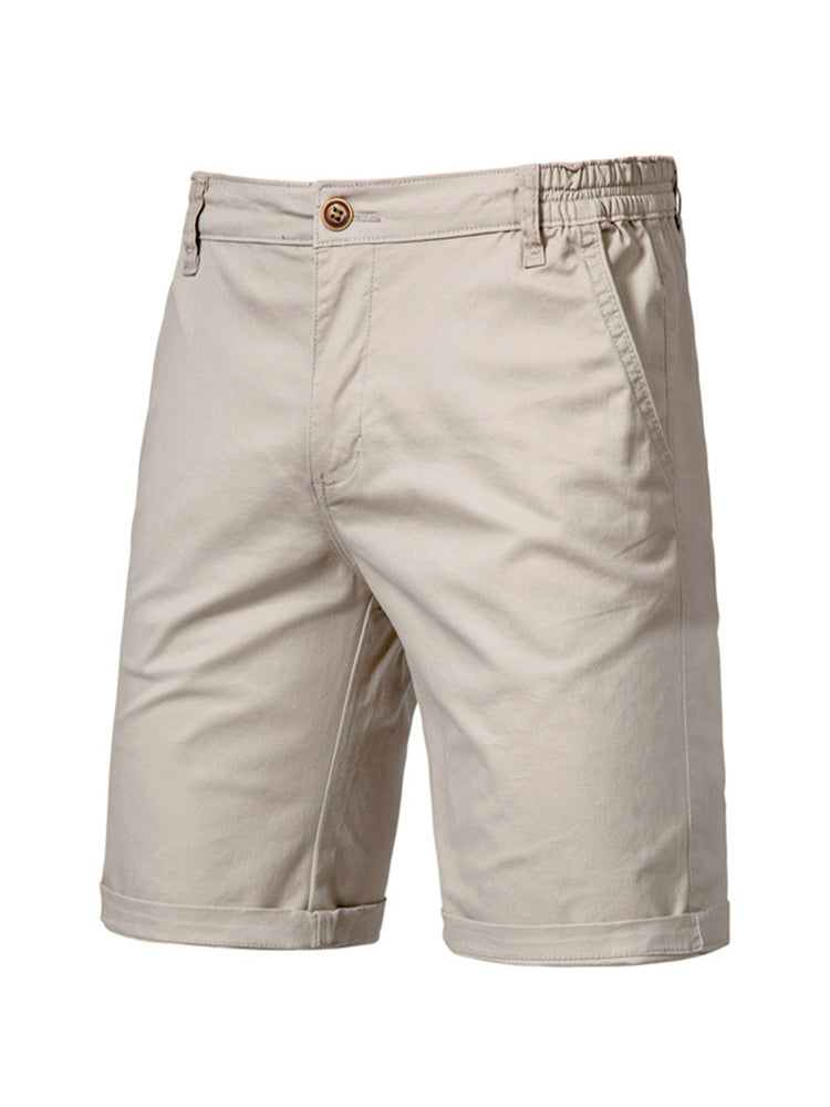 Casual Business Straight Cotton Shorts