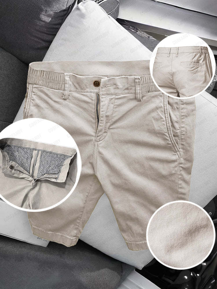 Casual Business Straight Cotton Shorts