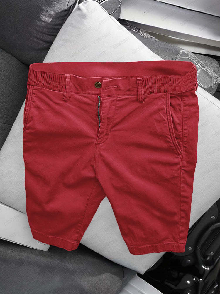 Casual Business Straight Cotton Shorts