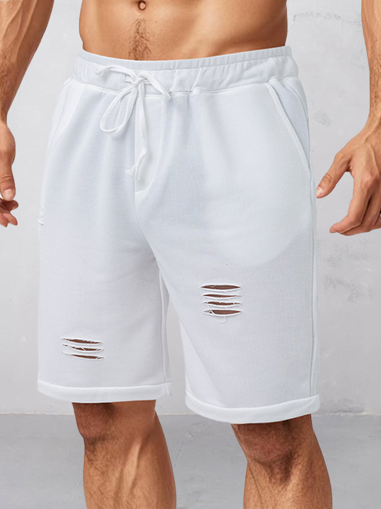 Essential Casual Ripped Shorts