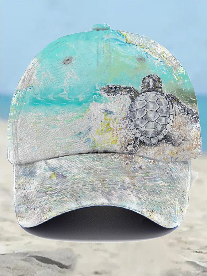 Buy 3 Get 15% Off Women's Resort Turtle Print Hat