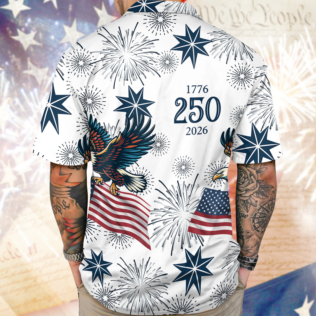 America 250 Years Hawaii Shirt - Geckocustom.com