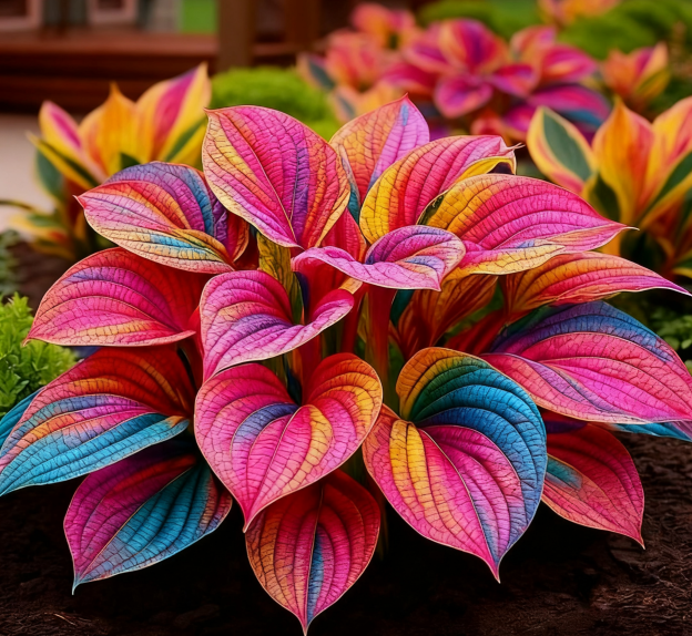 🔥🌌 Glow-in-the-Dark Garden Magic: Rare Dark Blue Flame Hostas Seeds