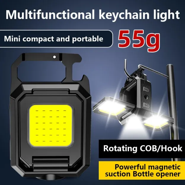 Multifunctional Keychain Light