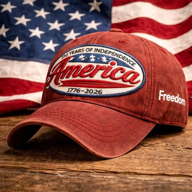 🇺🇸 America 250 Years of Independence Vintage Cap (1776–2026)