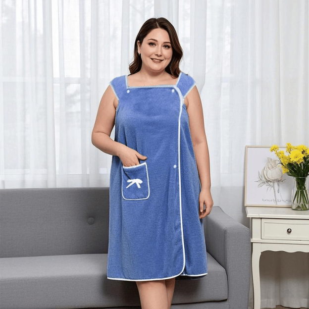 🔥🎁Plus Size Women's Wearable Shower Skirt