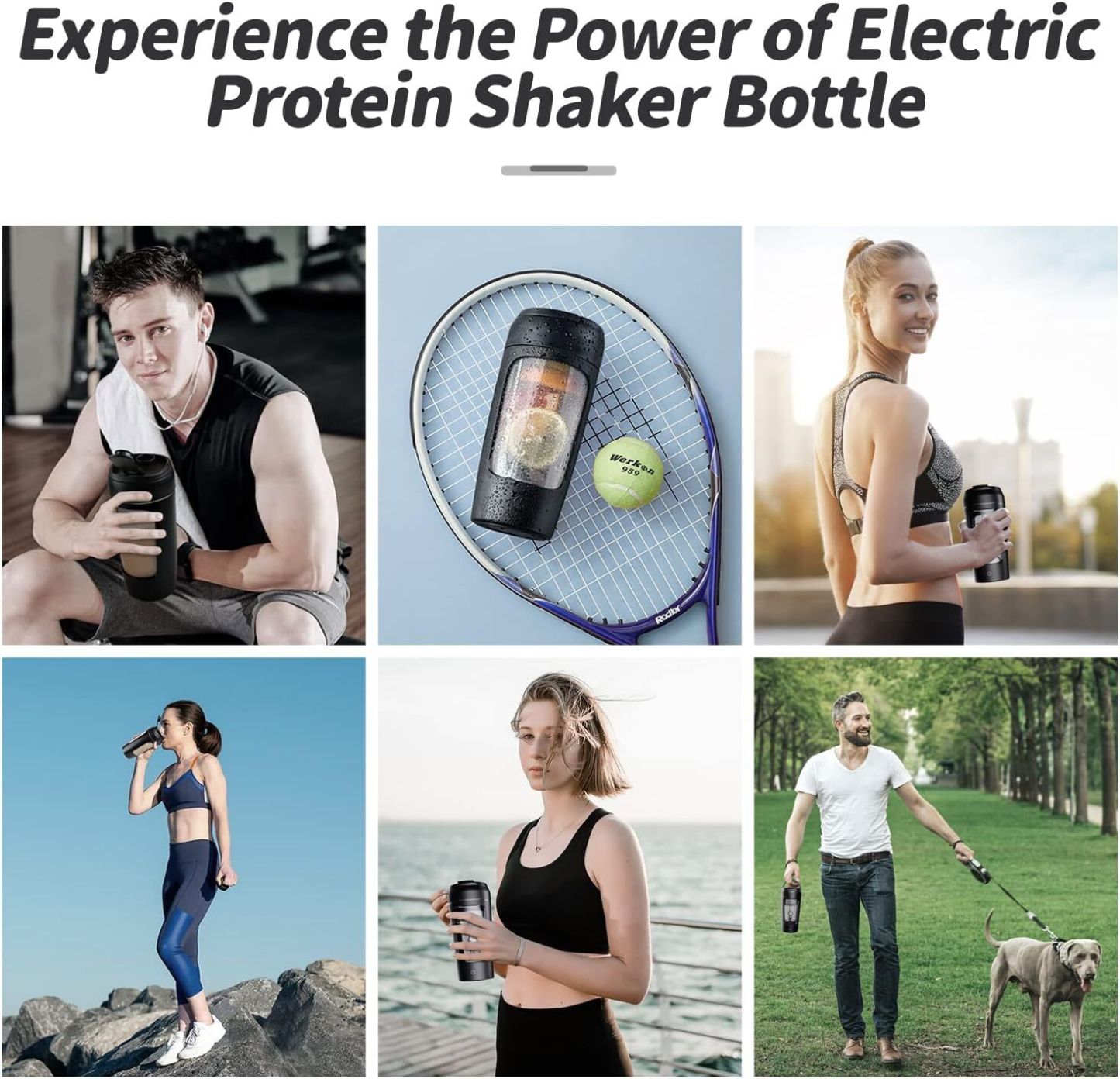 🔥Last Day Save 49% 0FF -Electric Protein Shaker Bottle