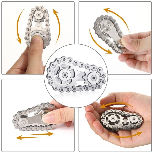🔥LAST DAY 49% OFF - Sprockets Bicycle Chain Fidget Spinner Toys