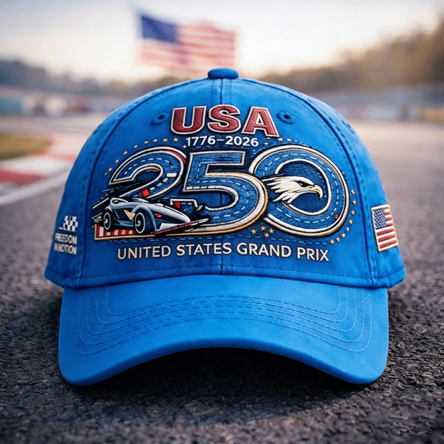 🏎️American 250th Anniversary Grand Prix Baseball Cap