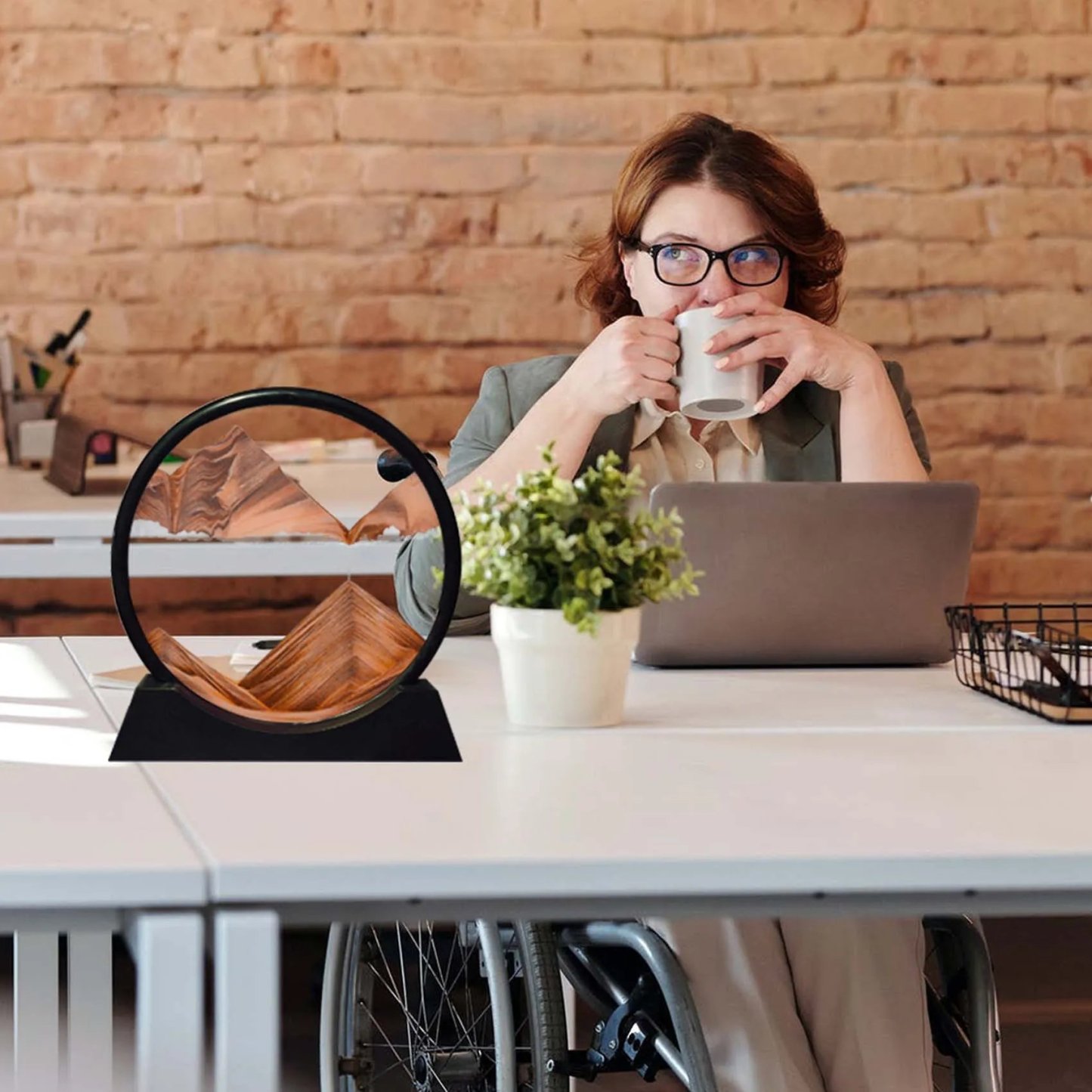 Flowing Sand Painting