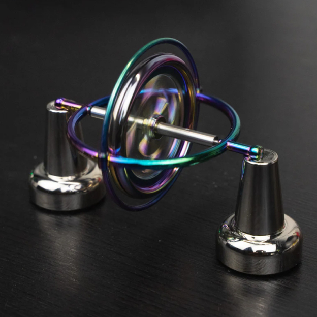 DjuiinoStar Pricision Gyroscope, Kill Time Desk Toy, Anti-Gravity Balance Toy, Science with Fun