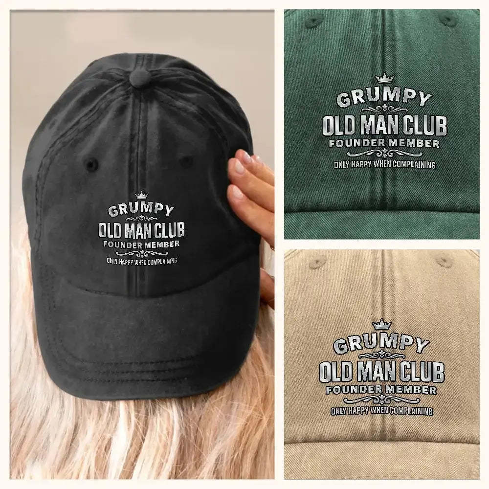 Gift Cap – Washed Demi Cap for Men