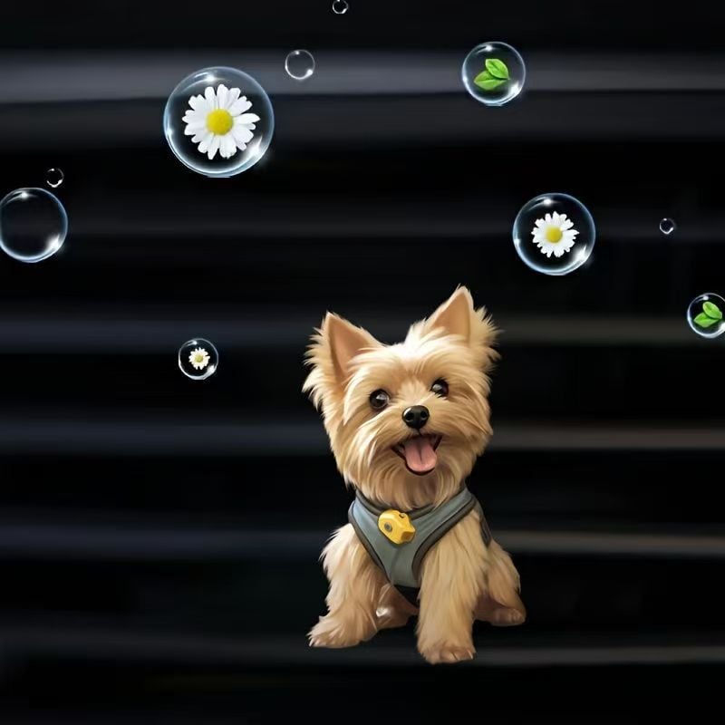 🎸🐶Strumming Yorkie Car Vent Clip